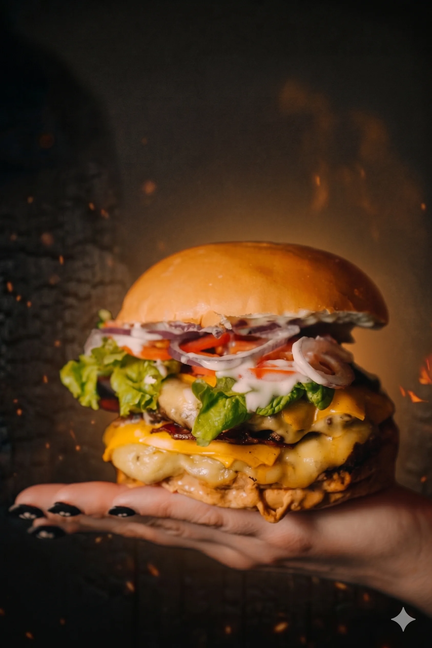 Hamburguesa artesanal de ÑAM Gourmet — Pickle Special, Mendoza, Argentina