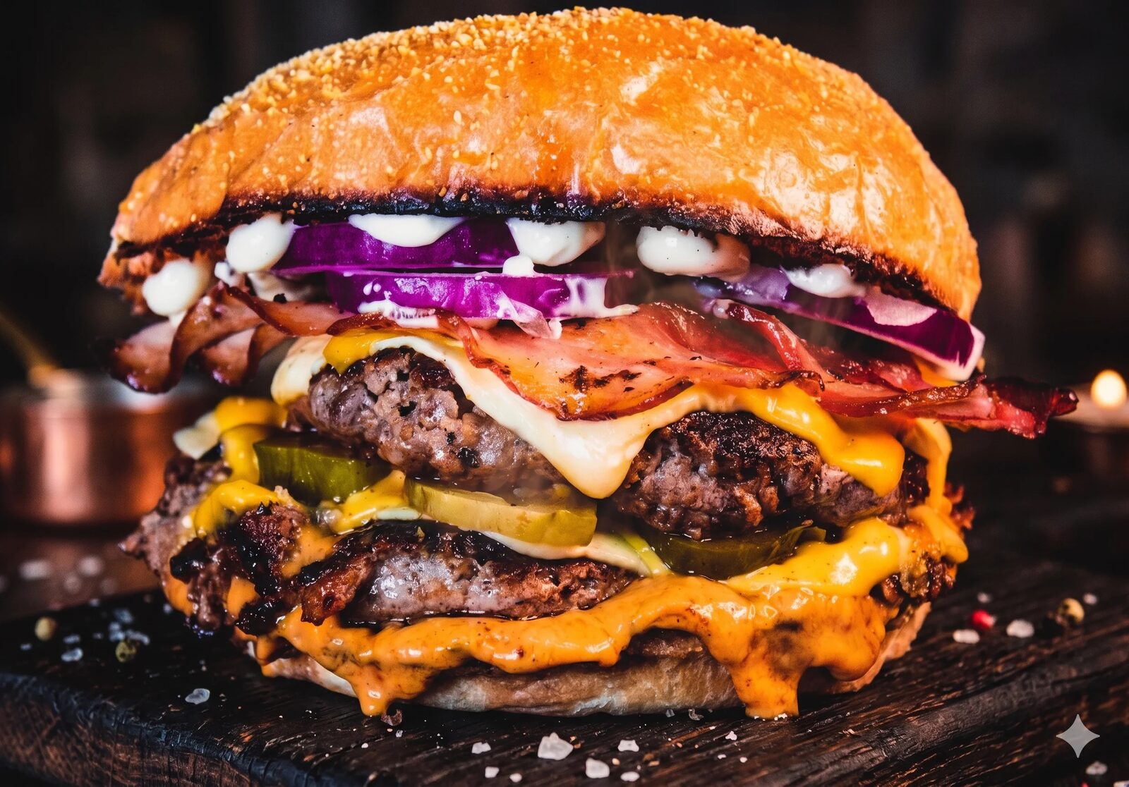 Pickle Special — hamburguesa signature de ÑAM Gourmet, Mendoza