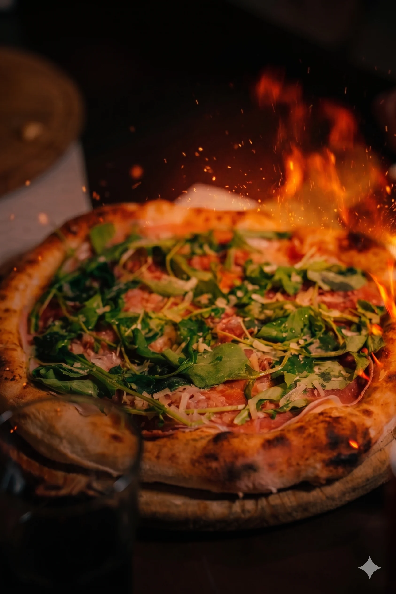 Pizza napolitana de ÑAM Gourmet con masa de fermentación lenta — Mendoza, Argentina